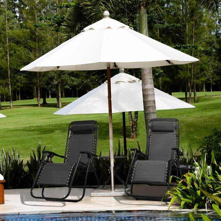 Gavyn Reclining/Folding Zero Gravity Chair with Cushion
