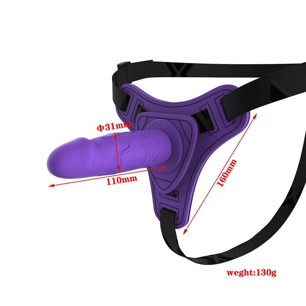 Women's Wearable Strap-On Dildo with Fake Anus