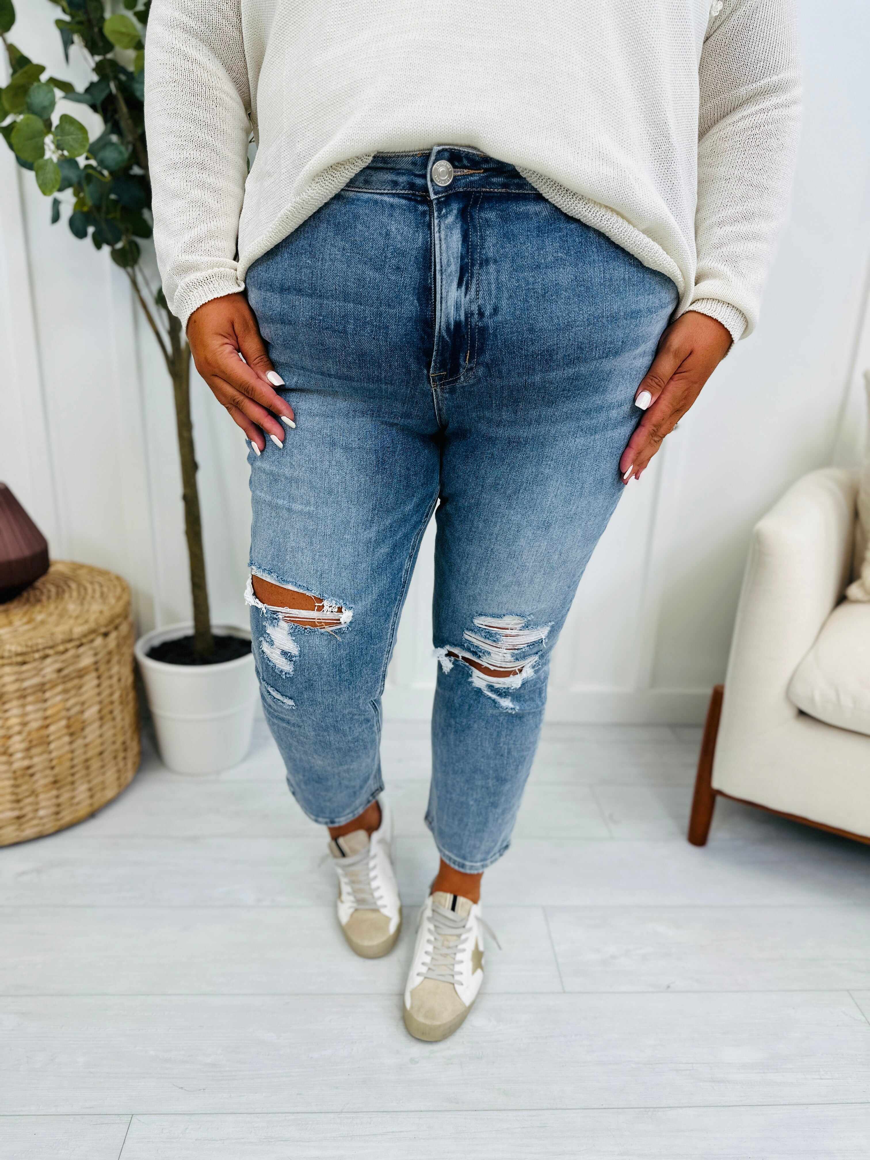 Lovervet REG/CURVY Don't Crop Me Cropped Straight Jeans