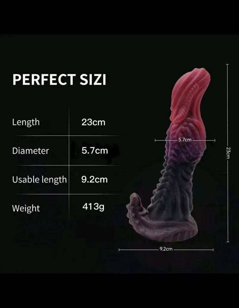 BDSM Monster Dildo – Horse, Dragon, and Dog-Inspired Realistic Suction Cup Toy