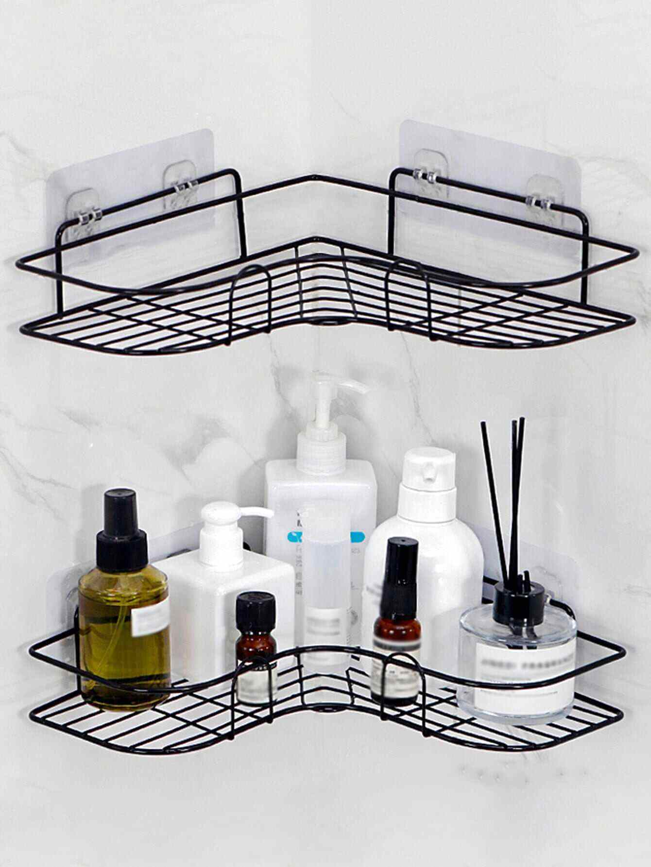 1pc Punch-free Wall Mounted Storage Rack