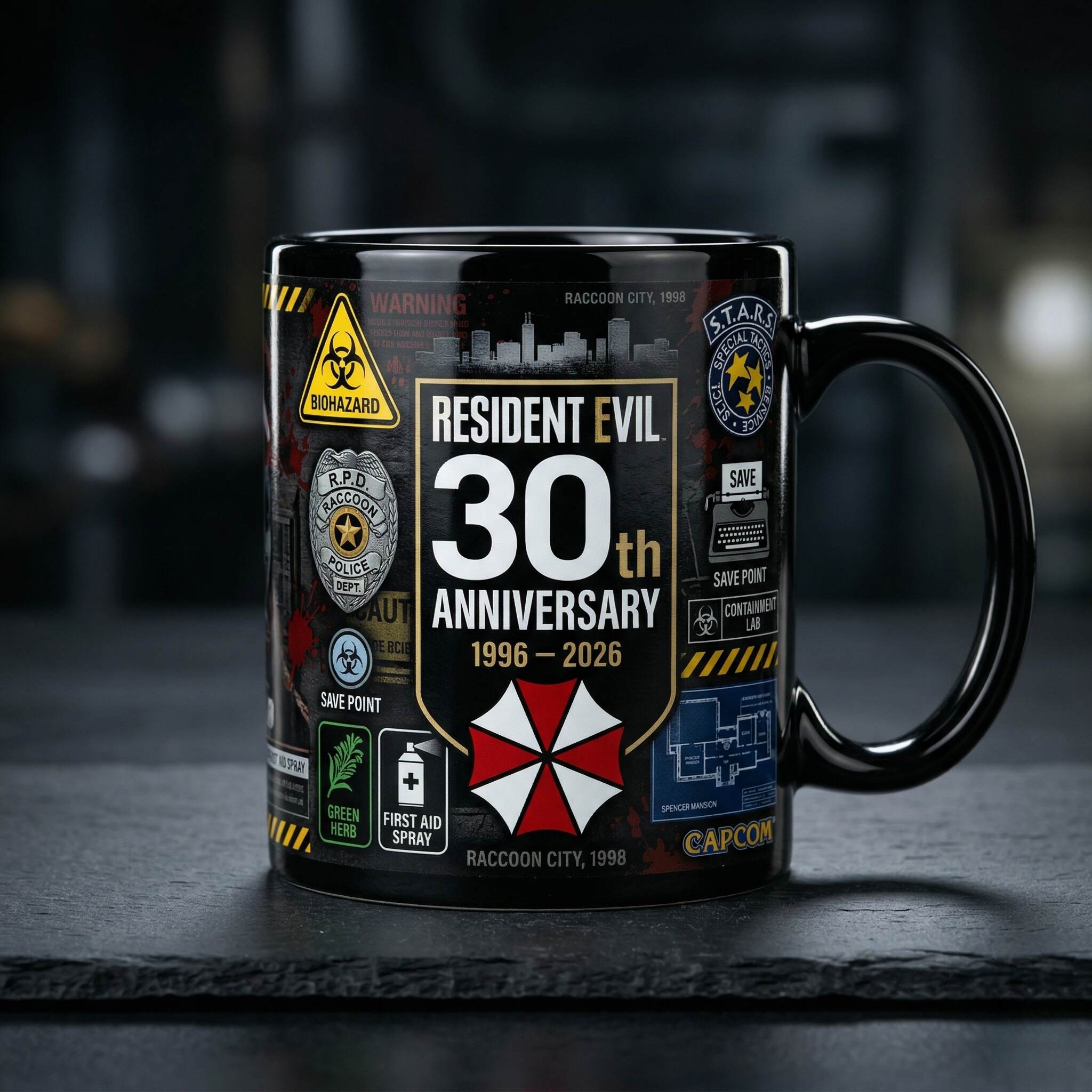 Resident Evil 30th Anniversary Horror Commemorative Mug