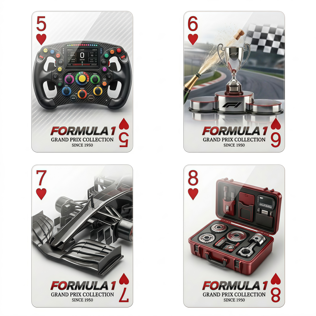 Formula 1 Playing Cards