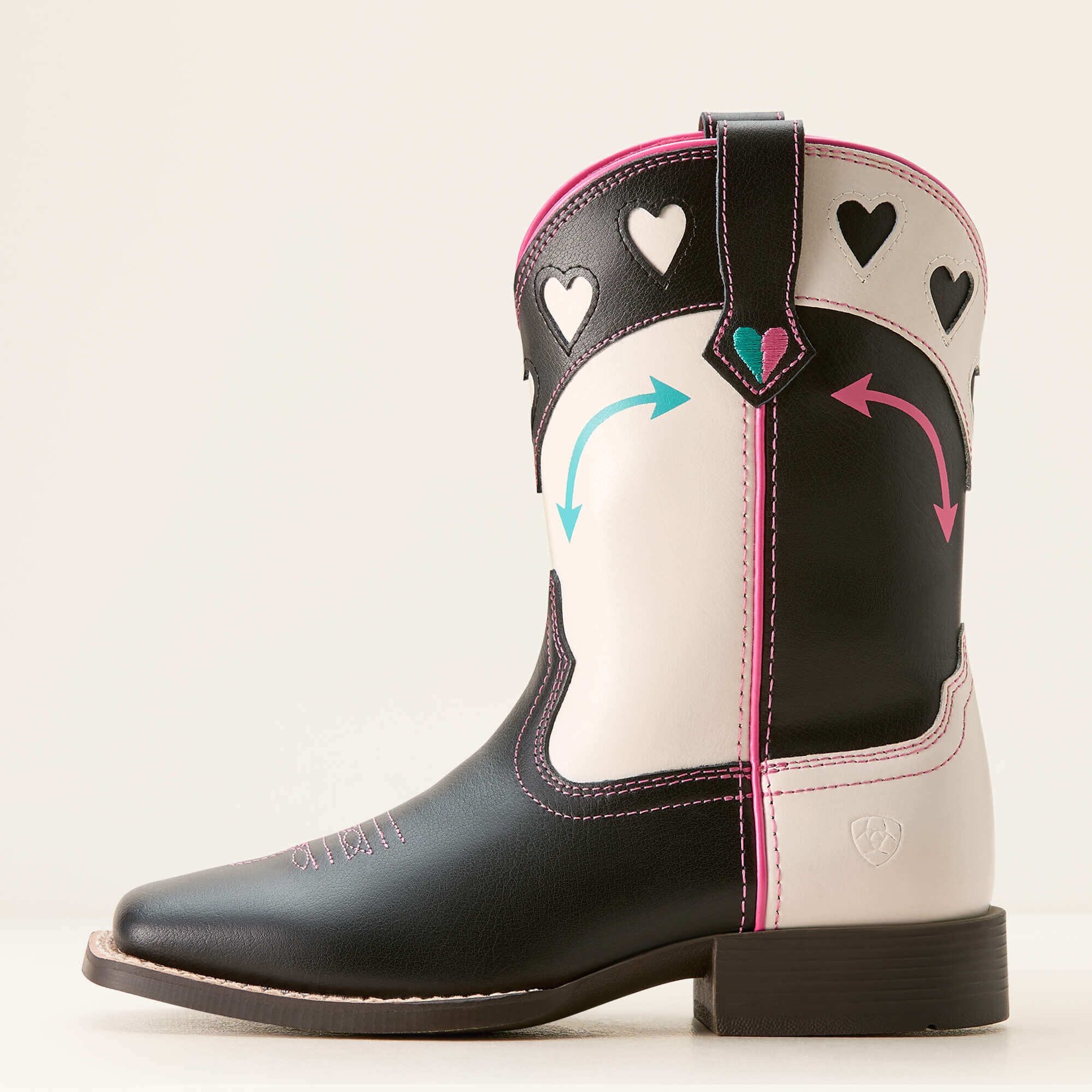 Round Up Hearts Western Boot