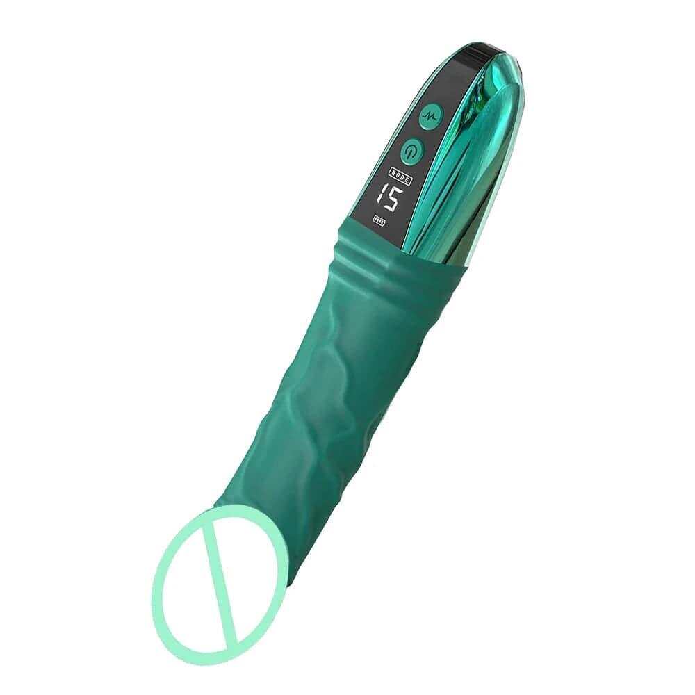 LCD Display 12-Power Vibrator – Clitoris, Nipple & G-Spot Stimulator
