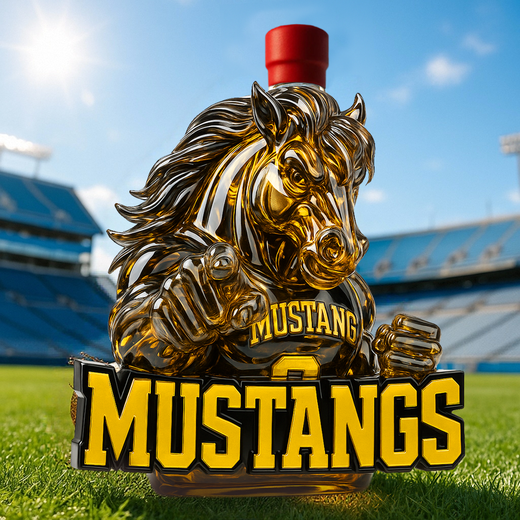 Mustang Whiskey Bottle