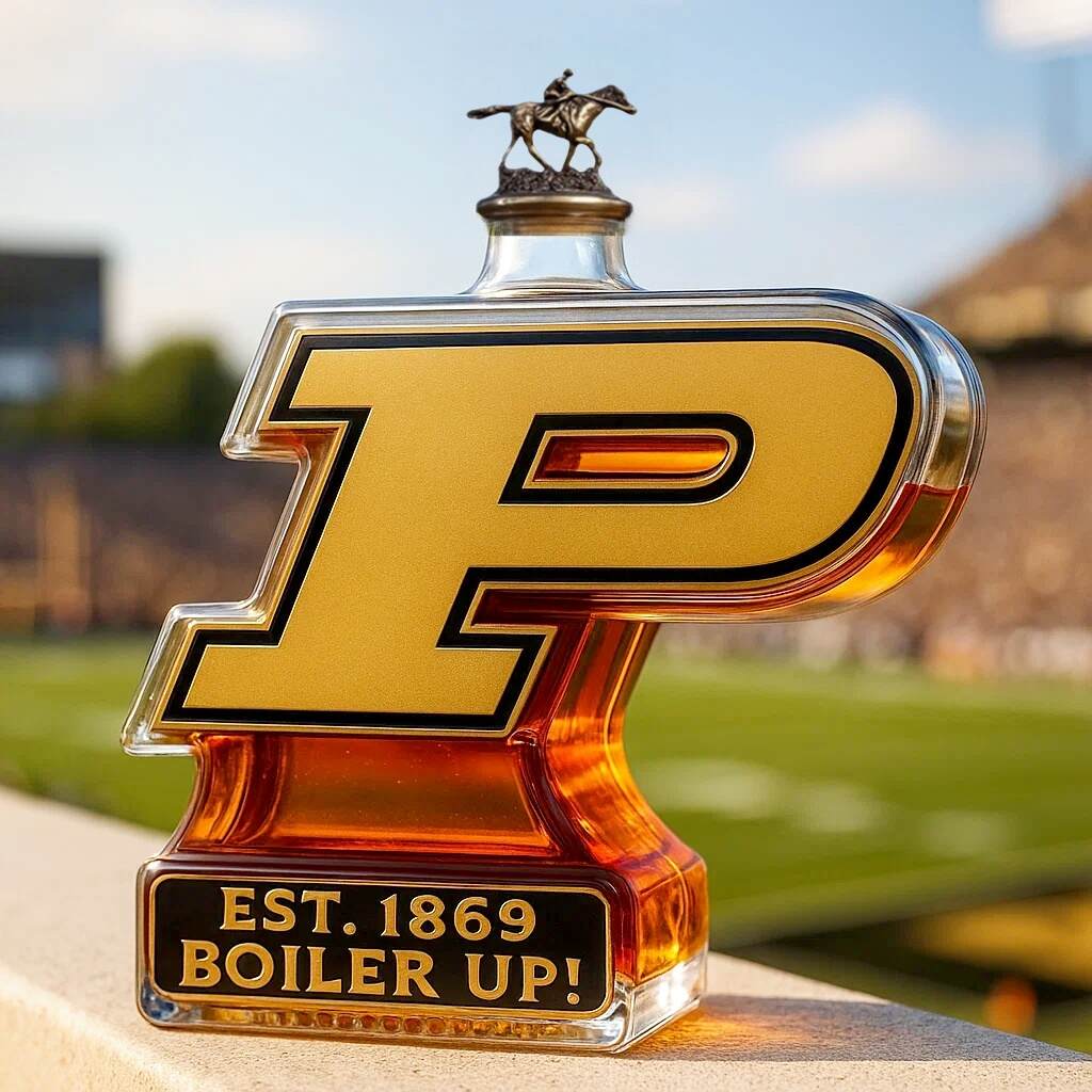 Purdue Boilermakers BOILER UP Limited Edition Whisky Bottle