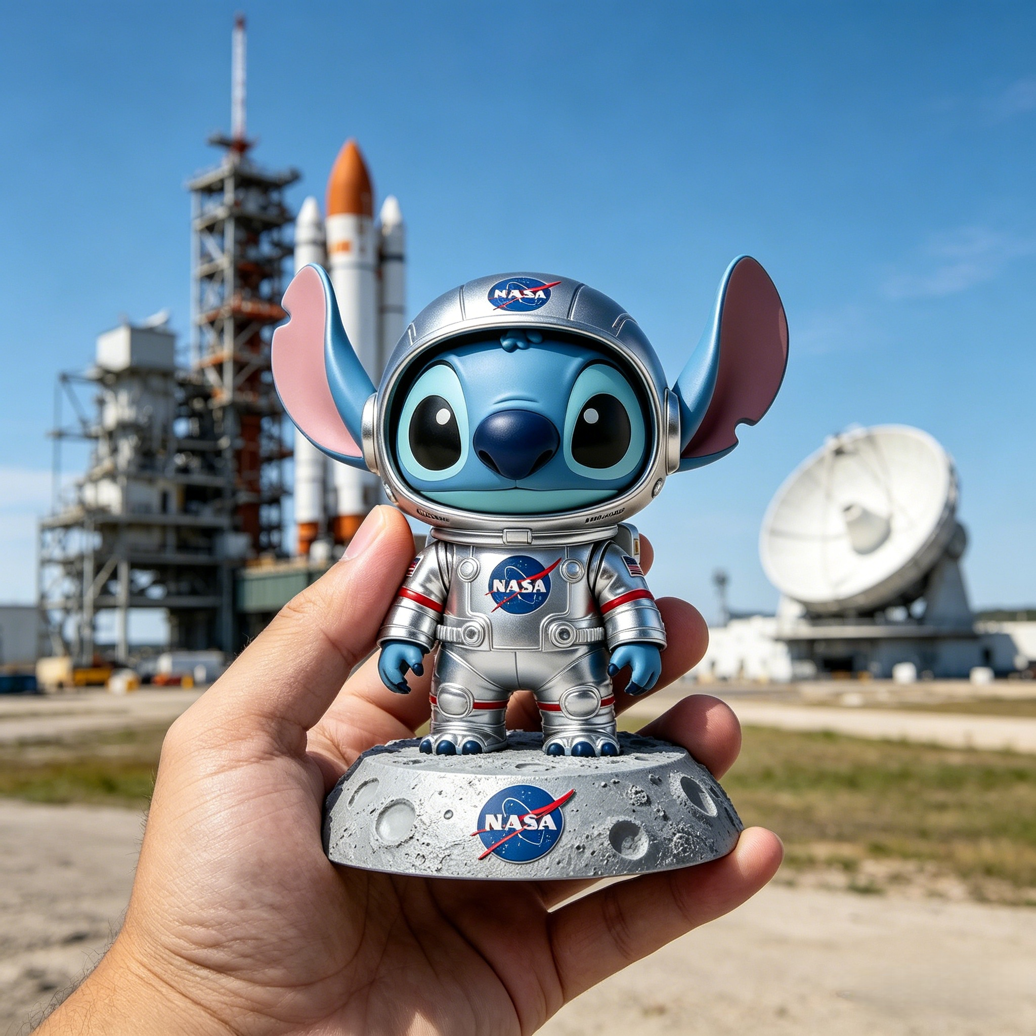 🌌 NASA x Stitch: 68th Anniversary Astronaut Figure – Ohana Among the Stars 🚀