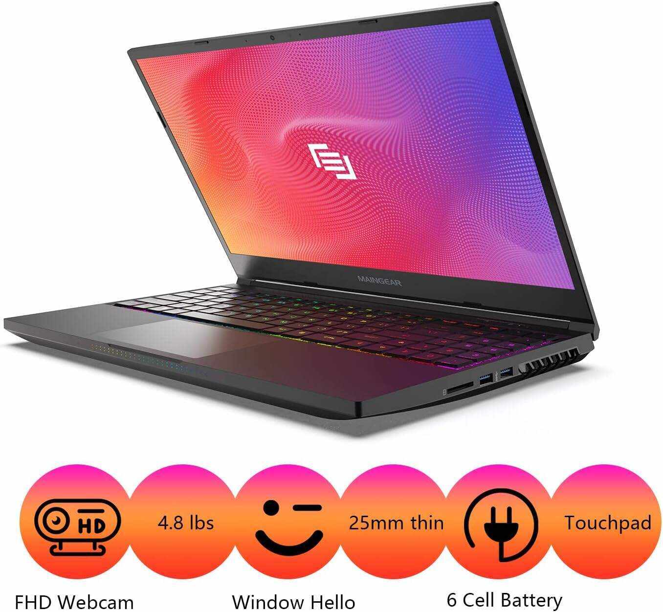 MAINGEAR Vector Pro 2 (2022) 17.3 inch RTX 3080 Ti Gaming Laptop, Intel Core i9-12900H Processor, NVIDIA GeForce RTX 3080 Ti 16GB GPU, 17.3 inch 240Hz QHD Display 64GB DDR5 RAM 2TB NVMe SSD Win 11 Pro