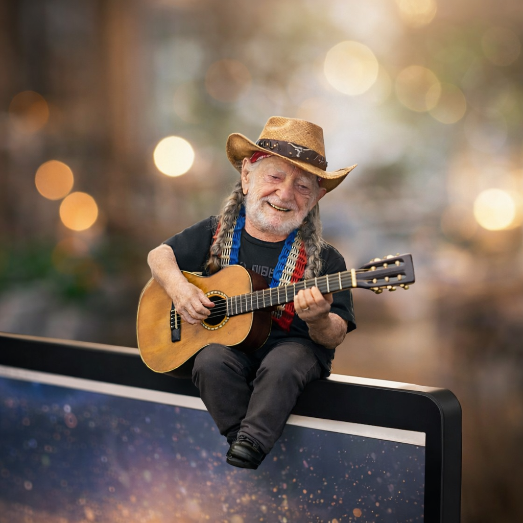 Willie Nelson – Still Playing the Song Collectible Figurine