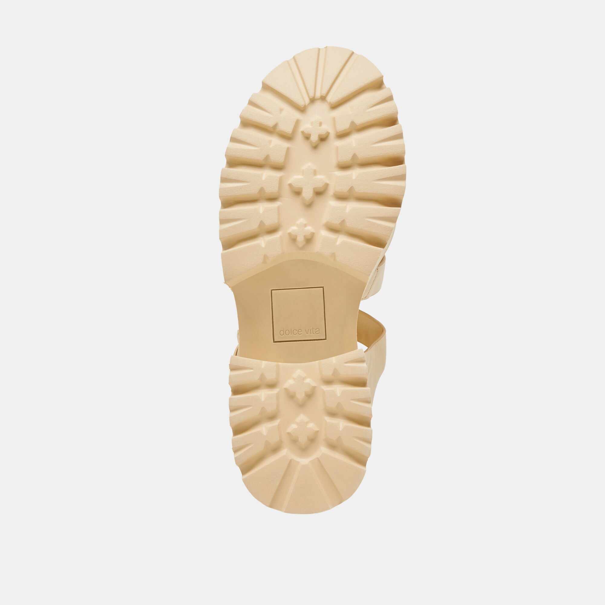 LASLY TONAL SANDALS LIGHT YELLOW LEATHER