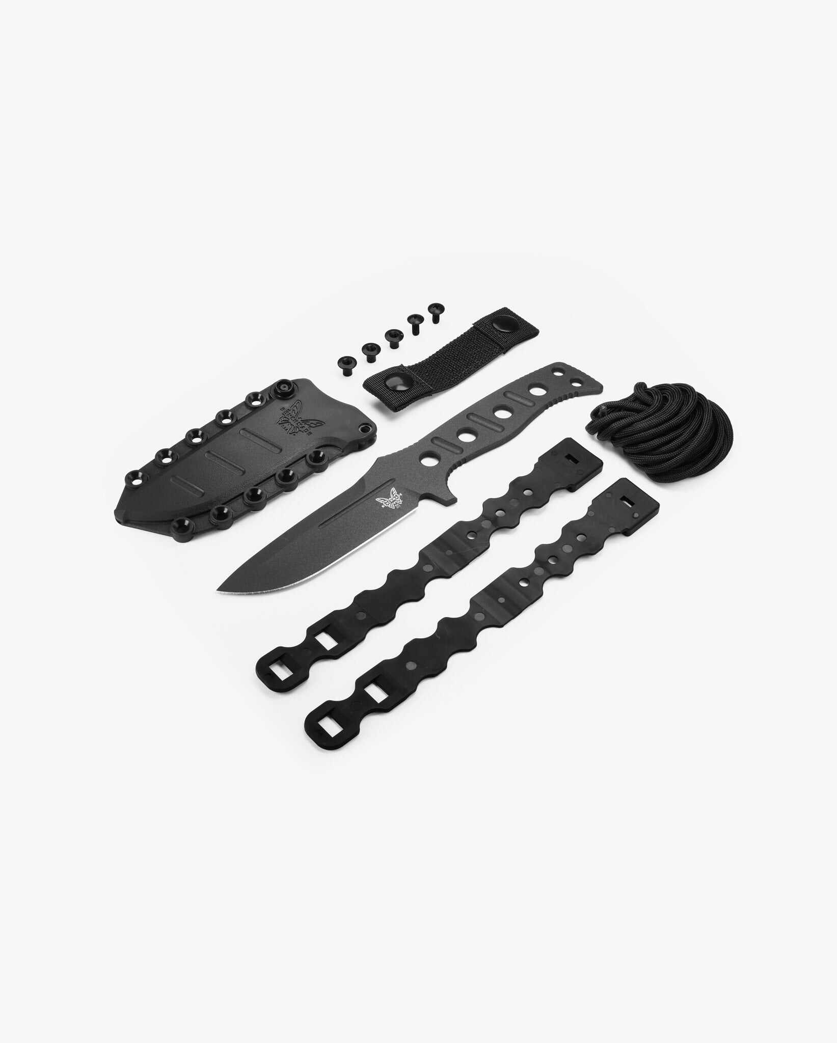 Fixed Adamas® | Black Paracord | Drop-point
