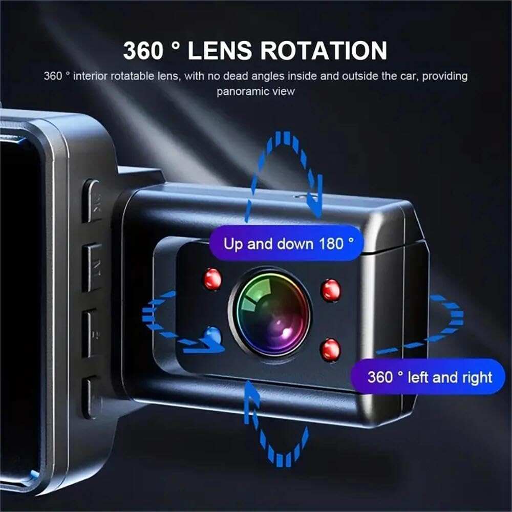3 Channel Dash Cam