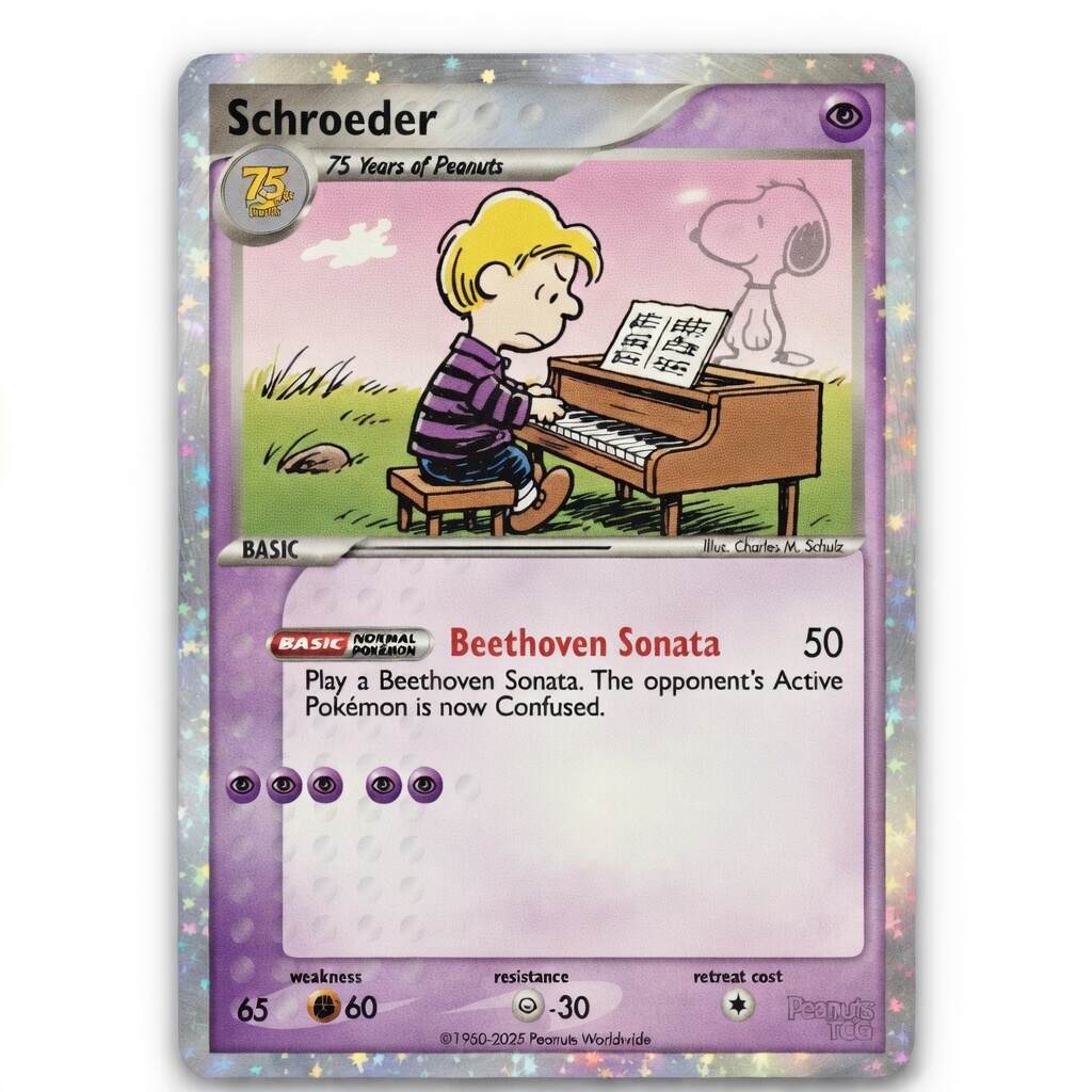 🎴 Peanuts 75th Anniversary Collector’s TCG Card Set