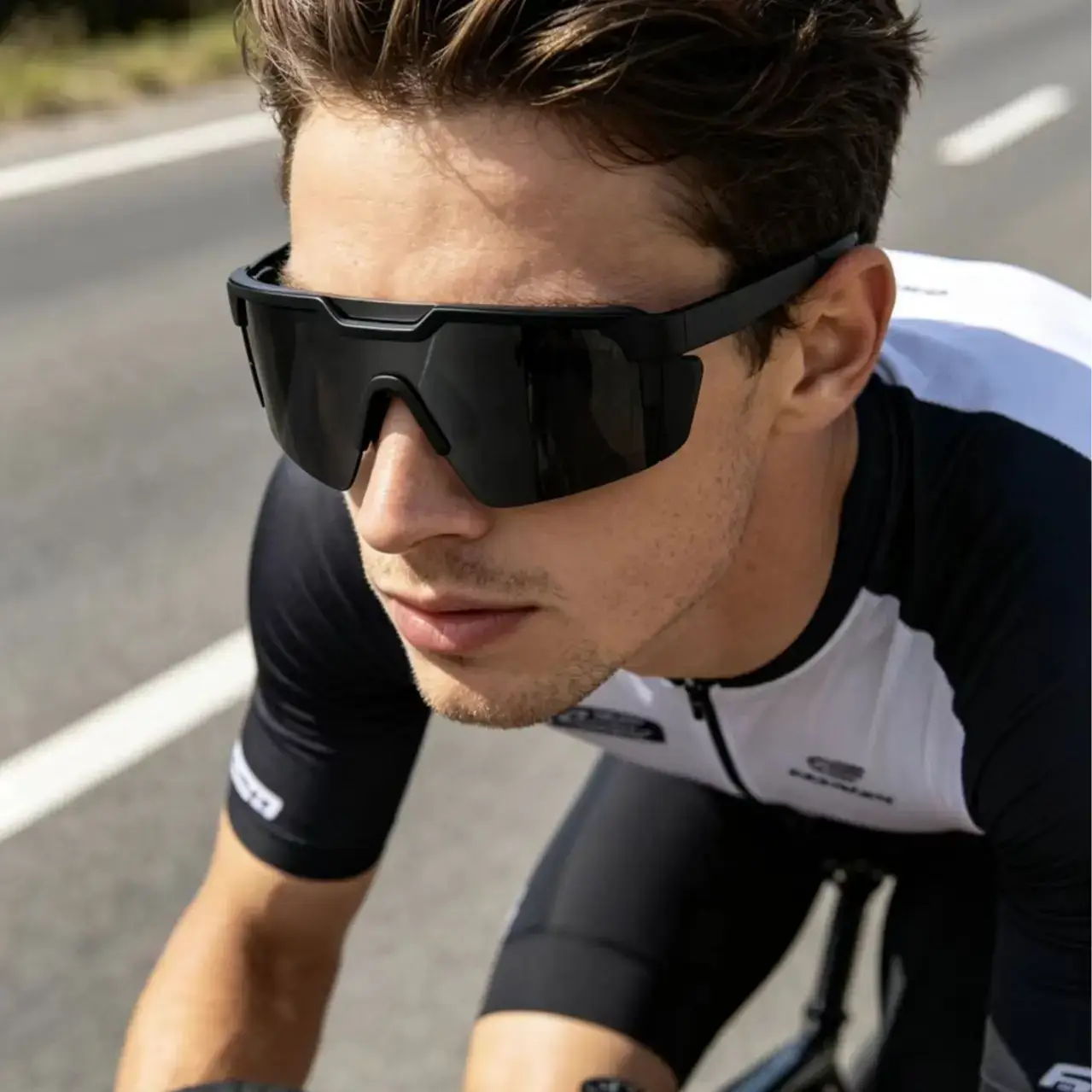 Unisex Oversize Frame Aviator Safety Sunglasses - Men's Accessories, Mens Gifts, Ideal for Cycling, Driving