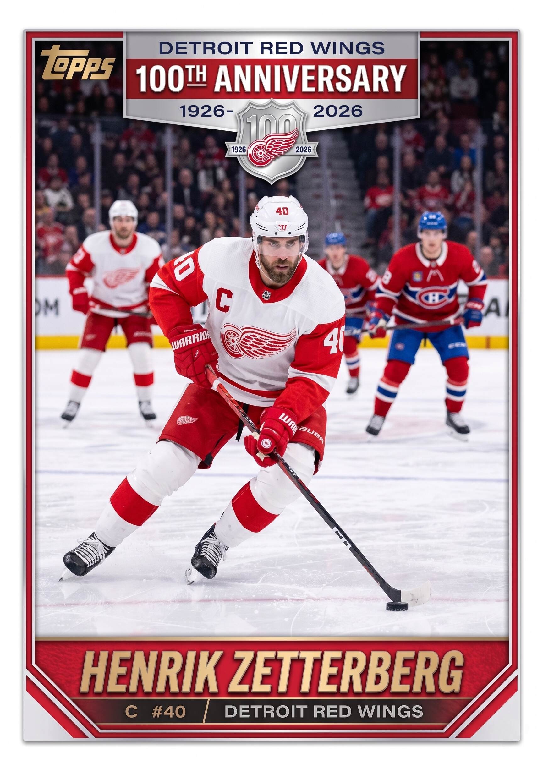 Detroit Red Wings 100th Anniversary 2026 Legacy Collection Hobby Box