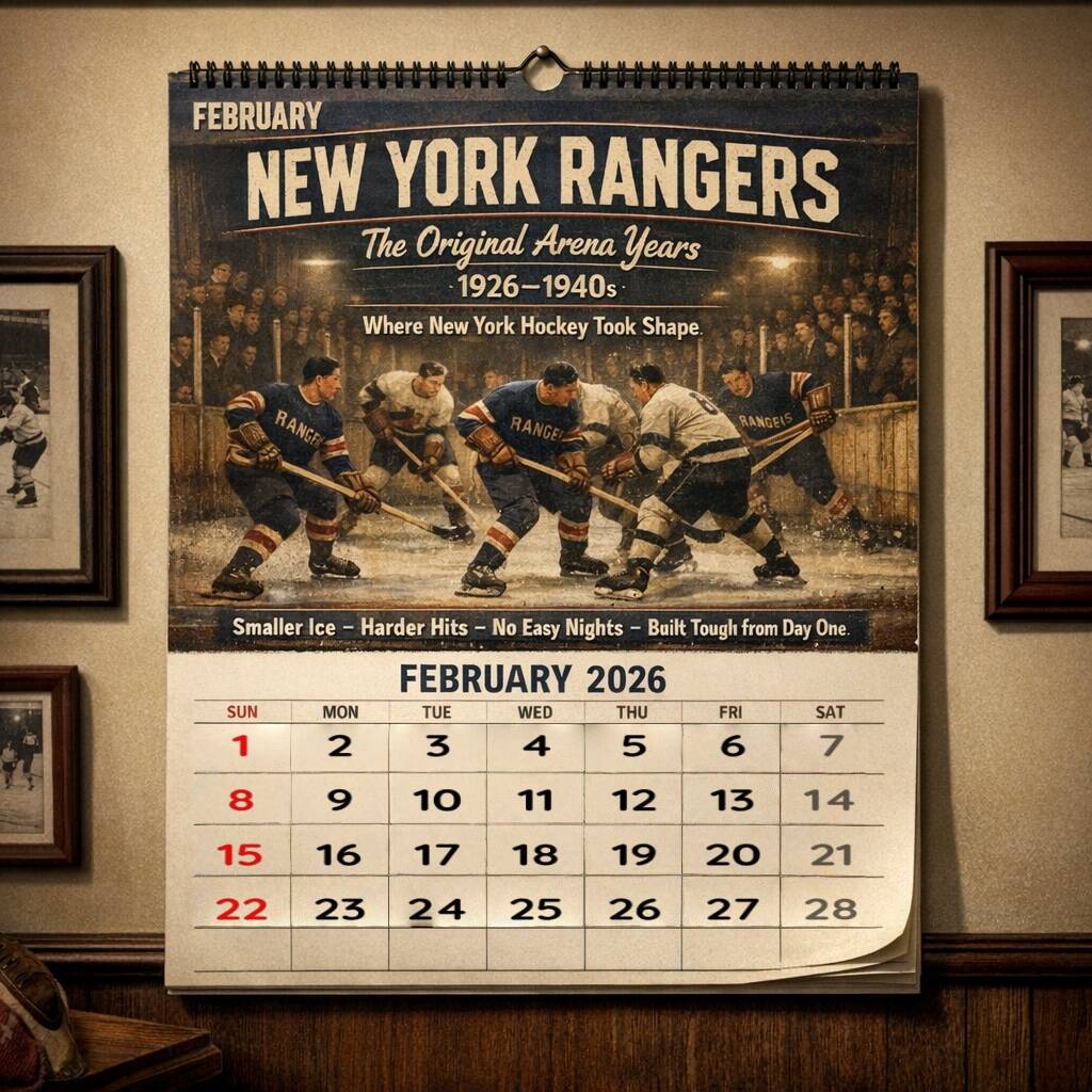 NYR 100th Anniversary Wall Calendar