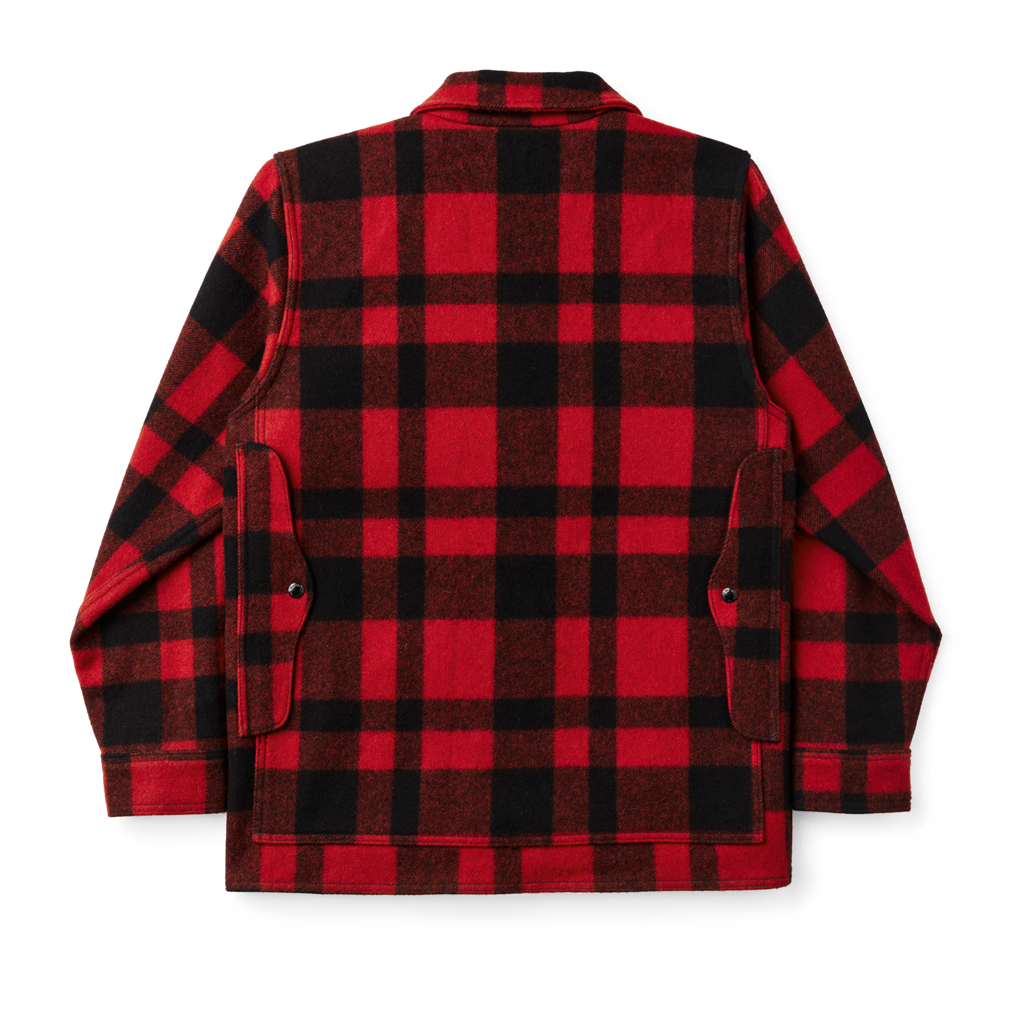 Mackinaw Wool Cruiser Jacket - Red/black Plaid