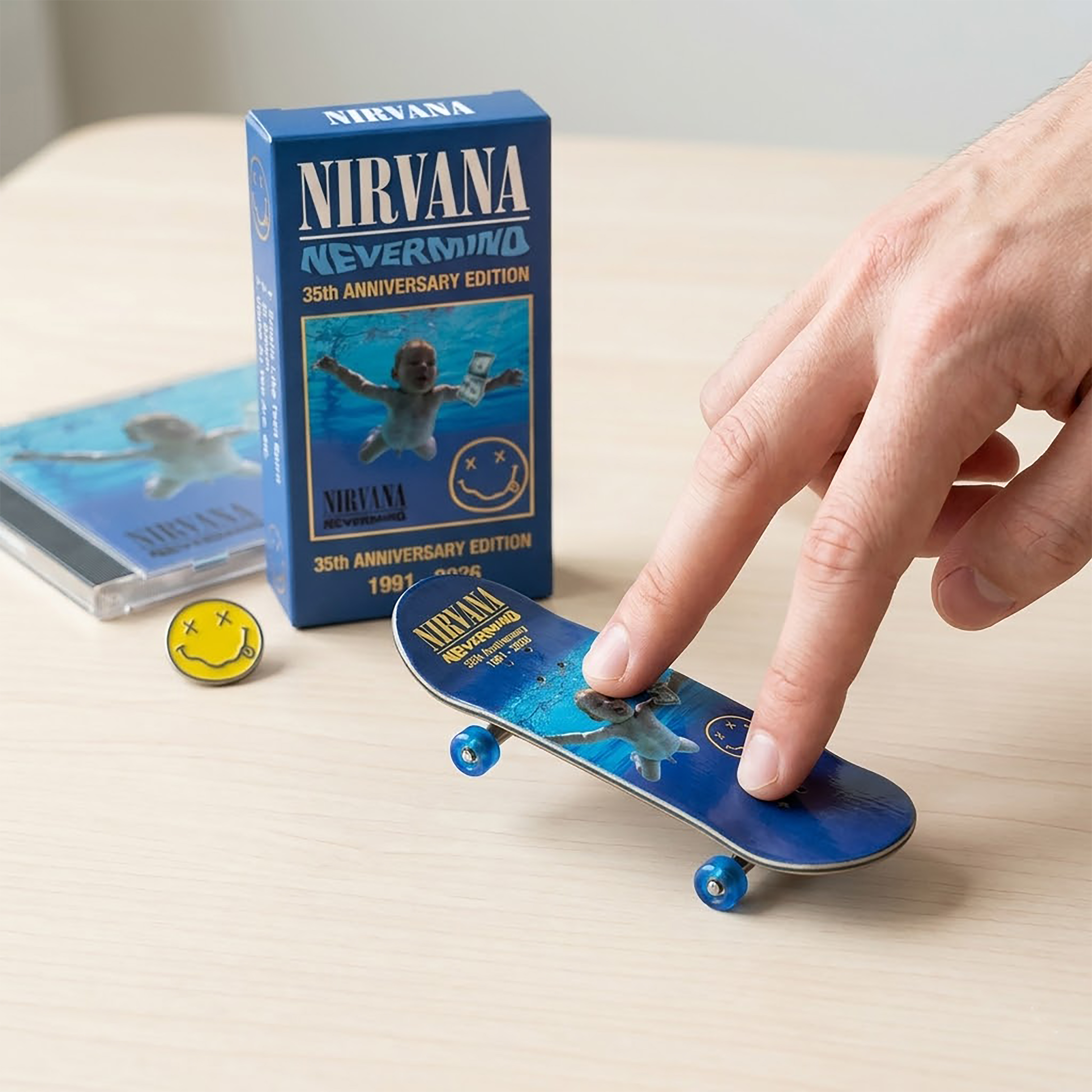🎸 Nirvana Nevermind 35th Anniversary Fingerboard 🎶