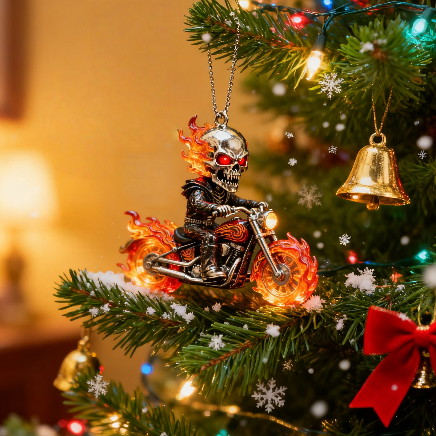 Hellfire Ghost Rider Ornament