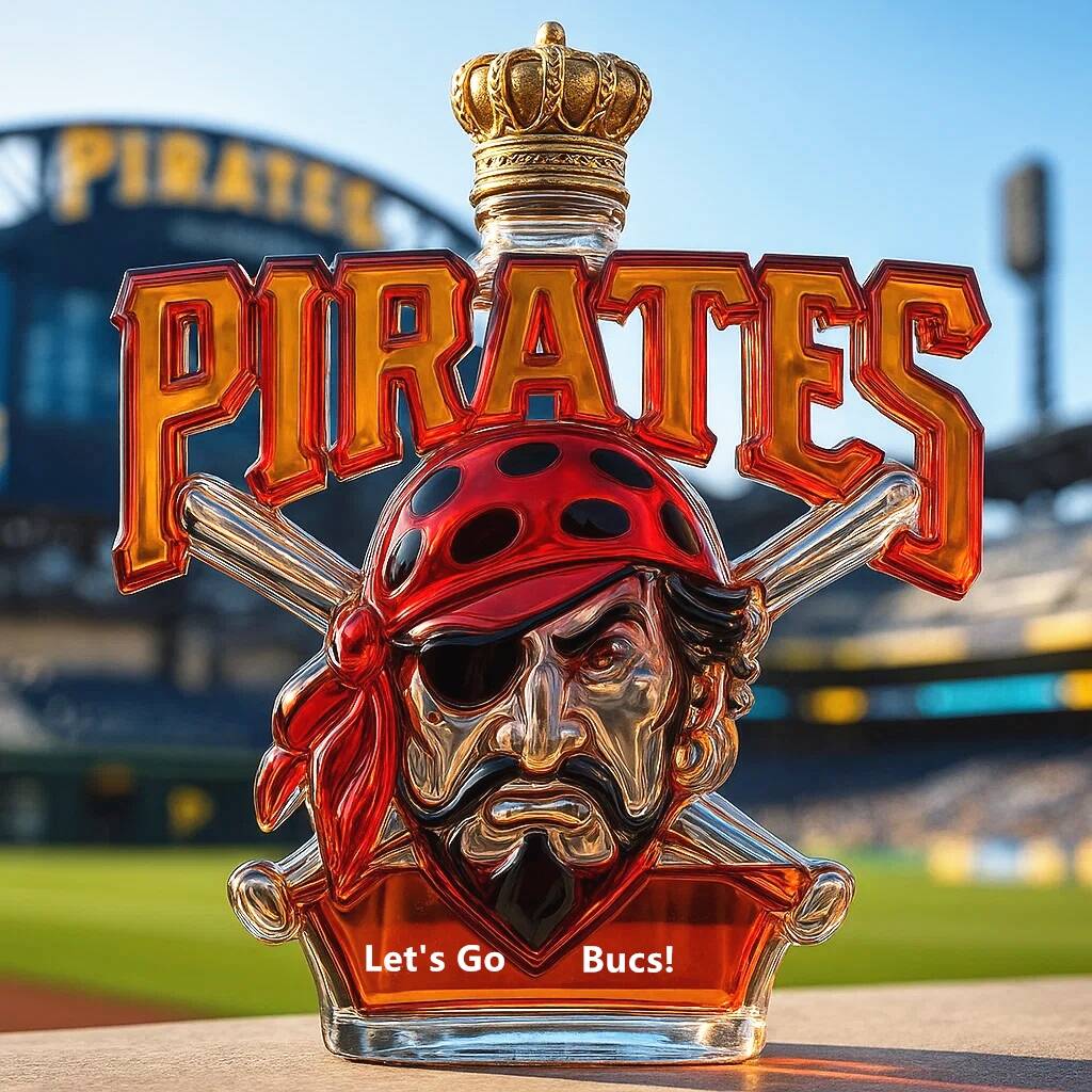 Pittsburgh Pirates whiskey bottle