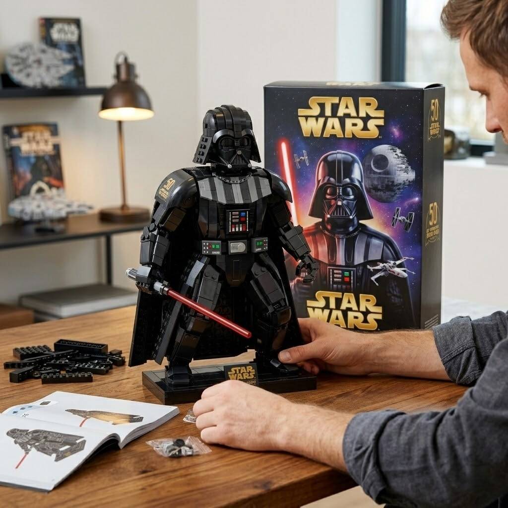 🌌 Star Wars 50th Anniversary: Darth Vader Brick Collector Edition 🪐