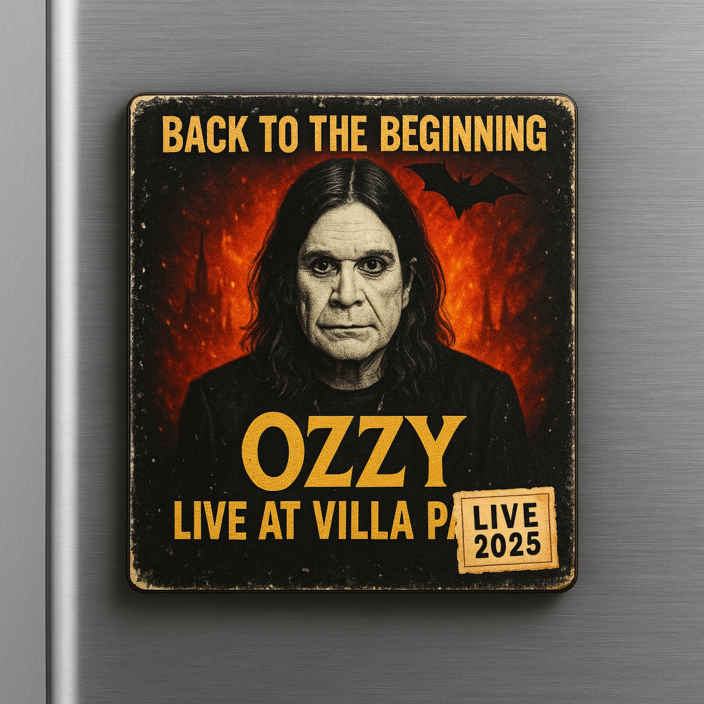 Ozzy Osbourne “Final Throne” 2025 Farewell Magnet Set