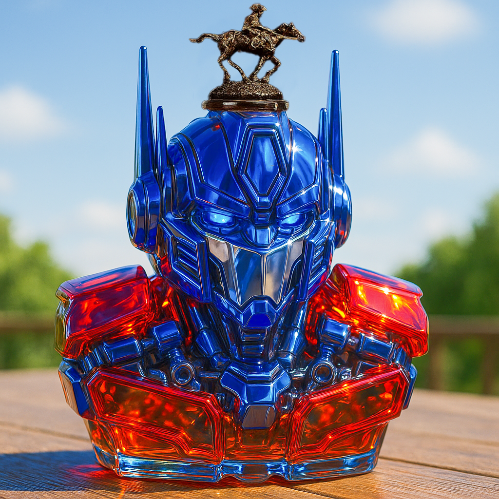 Optimus Prime Whiskey Bottle