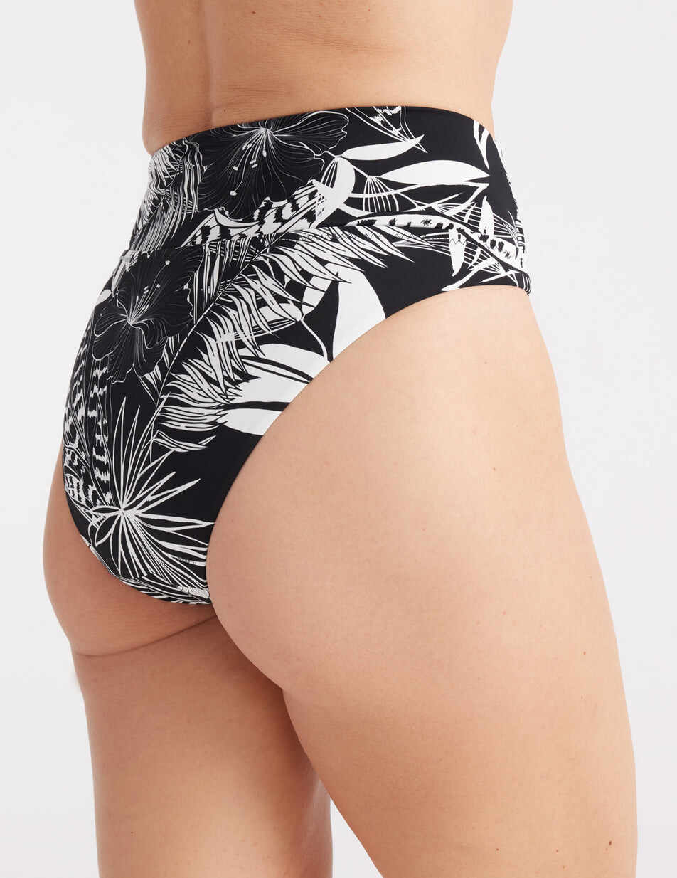 Sculpt High Rise High Cut Swim Bottom