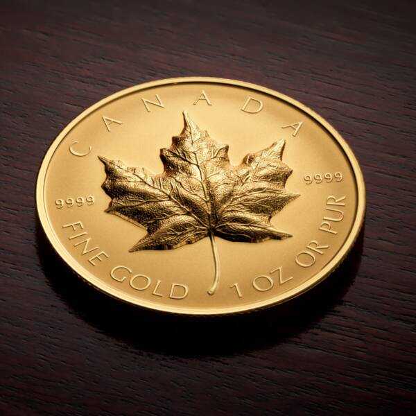 2022 Canada 1 oz. Pure Gold Coin – Ultra-High Relief Gold Maple Leaf