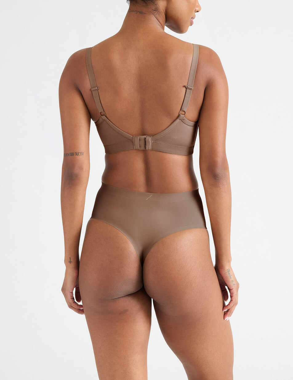 Light Leakproof No-Show High Rise Thong