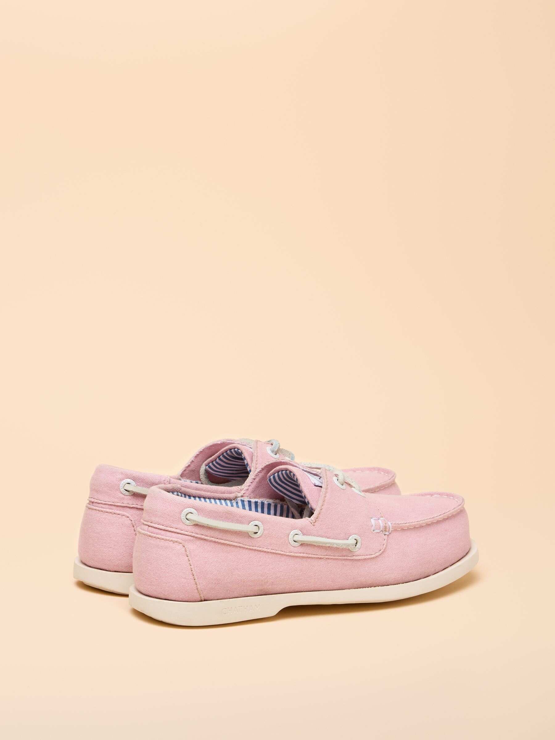 Joules X Chatham Yellow Jetty Deck Shoes