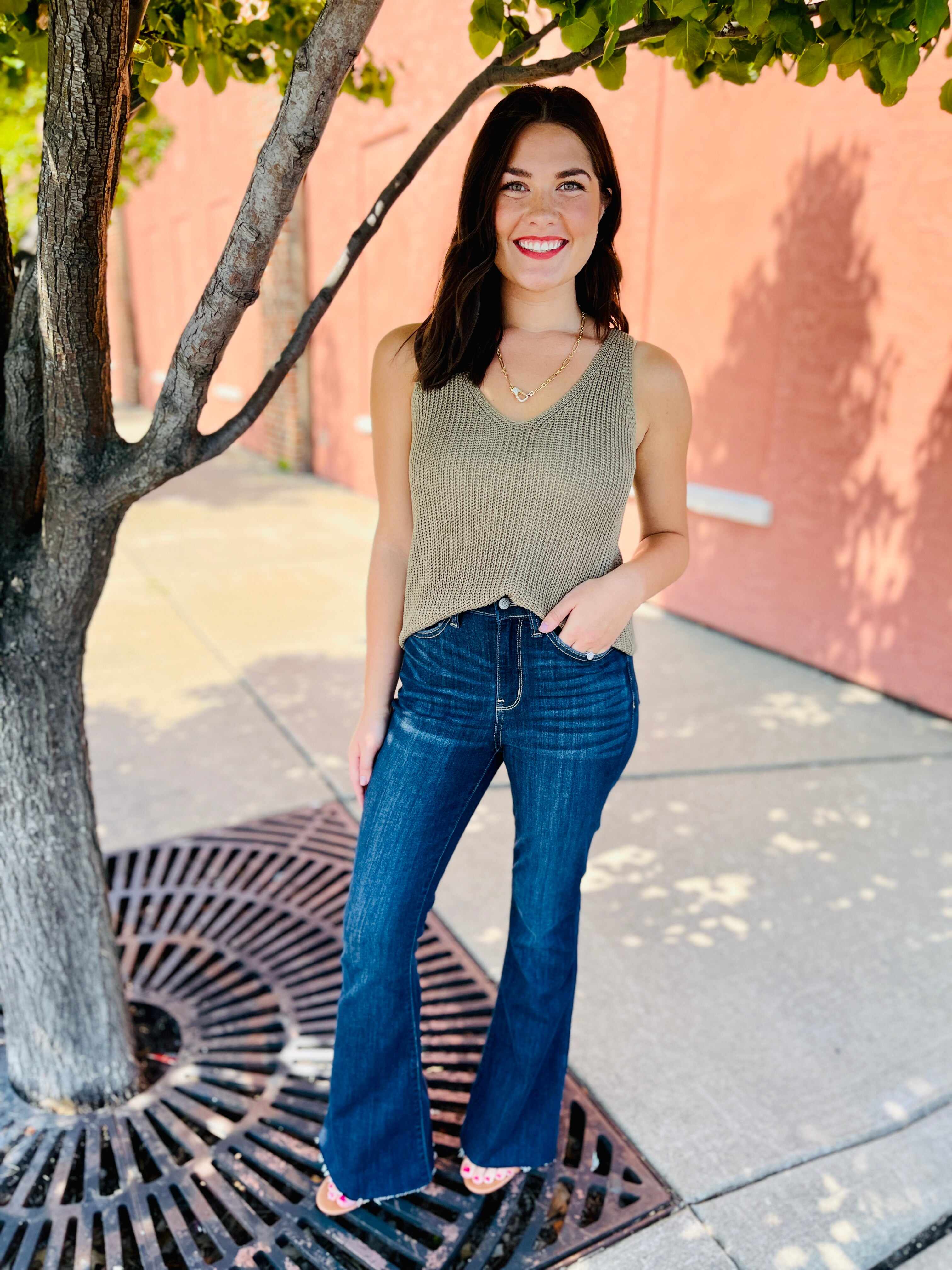RESTOCK! REG/CURVY See Ya There Flare Jeans