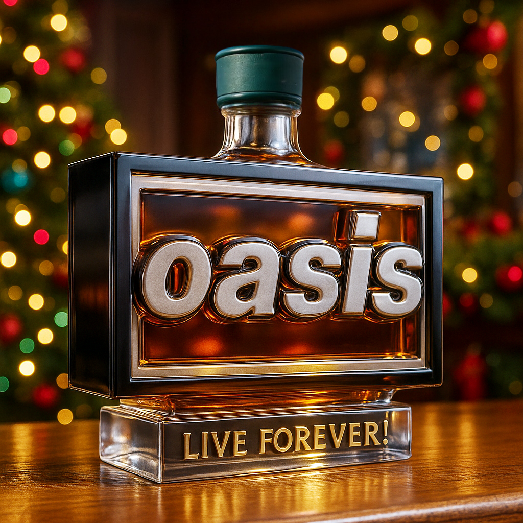 Oasis Limited-Edition Whiskey Bottle