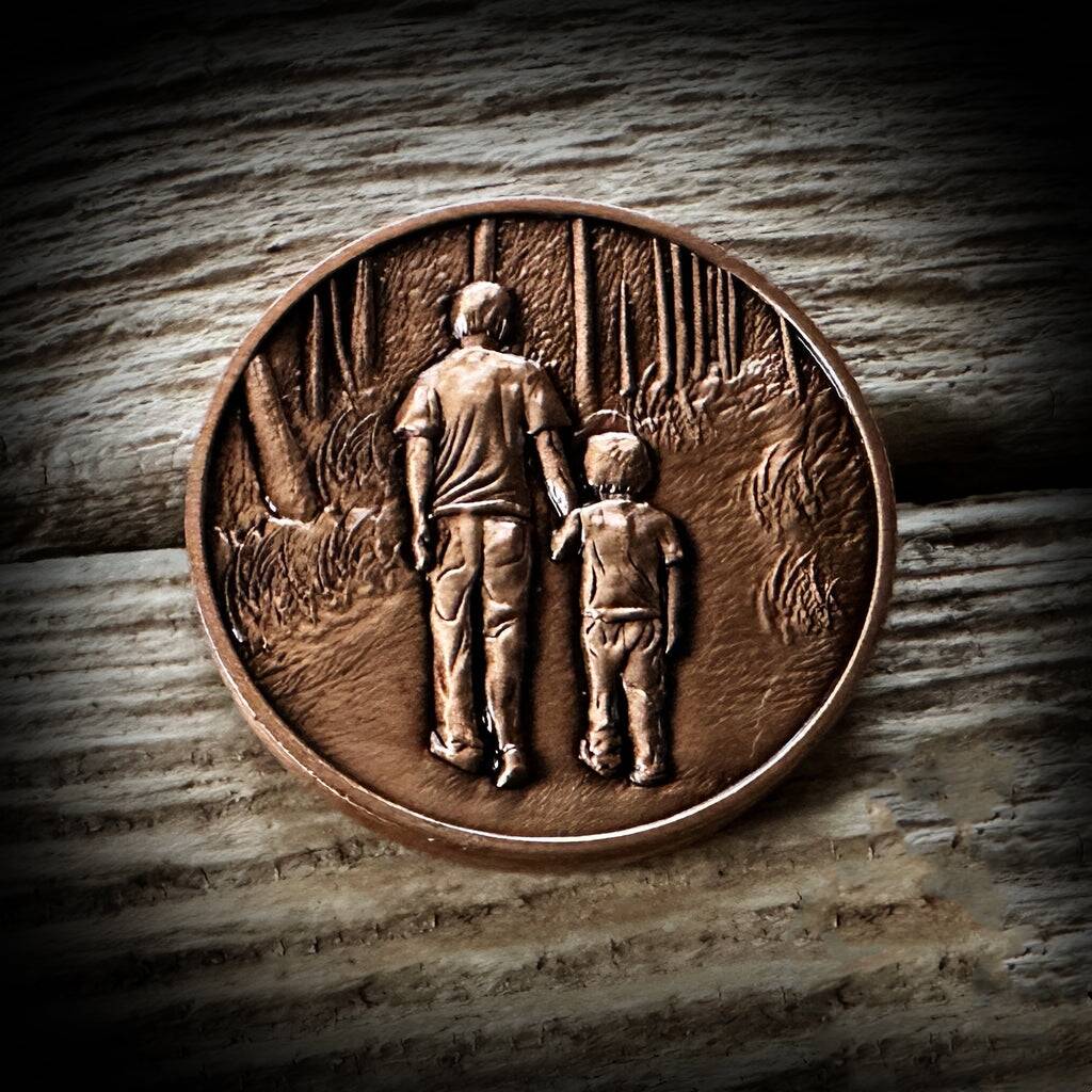 💓👨‍👦Father Son Coin - Copper