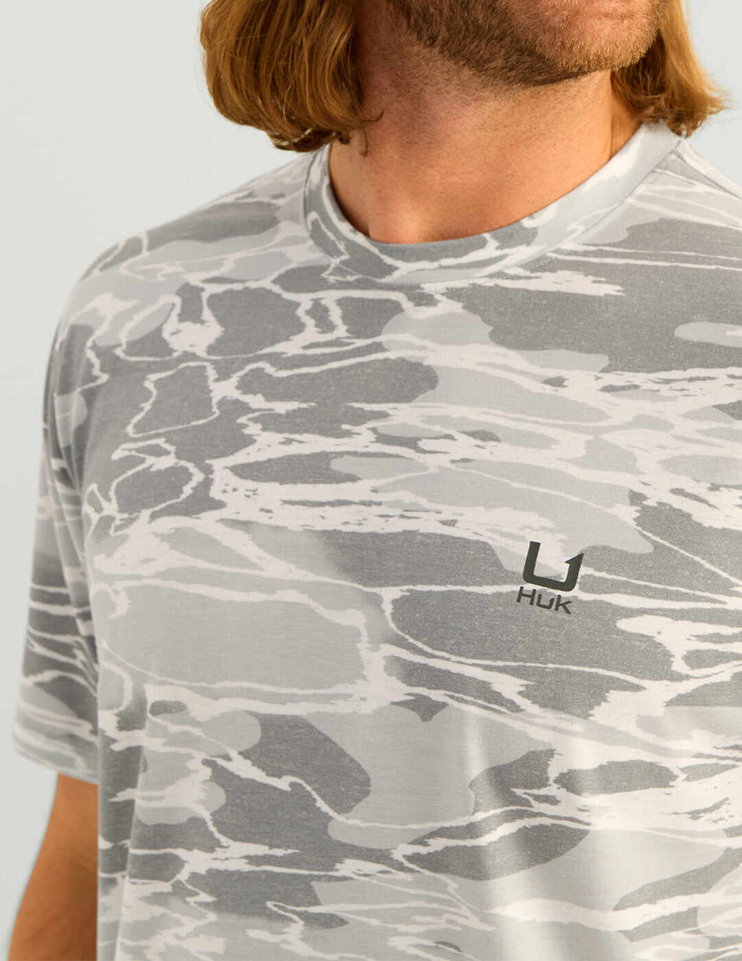 Leeward Short Sleeve Camo Crew