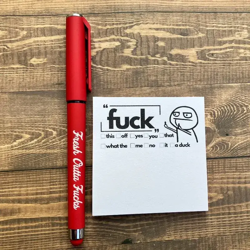 WACKY PAD AND PEN - SNARKY GIFT🎁