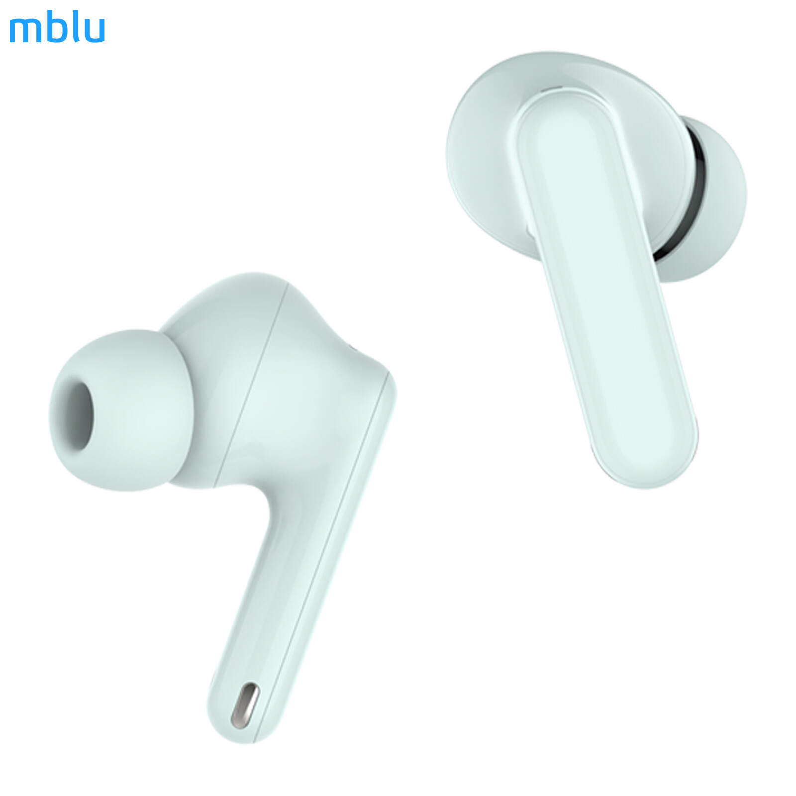 Mblu Blus2 BT Noise Cancelling Headphones , Wireless In-Ear ,Gaming Sports ,Active Noise Cancelling, Long Battery Life