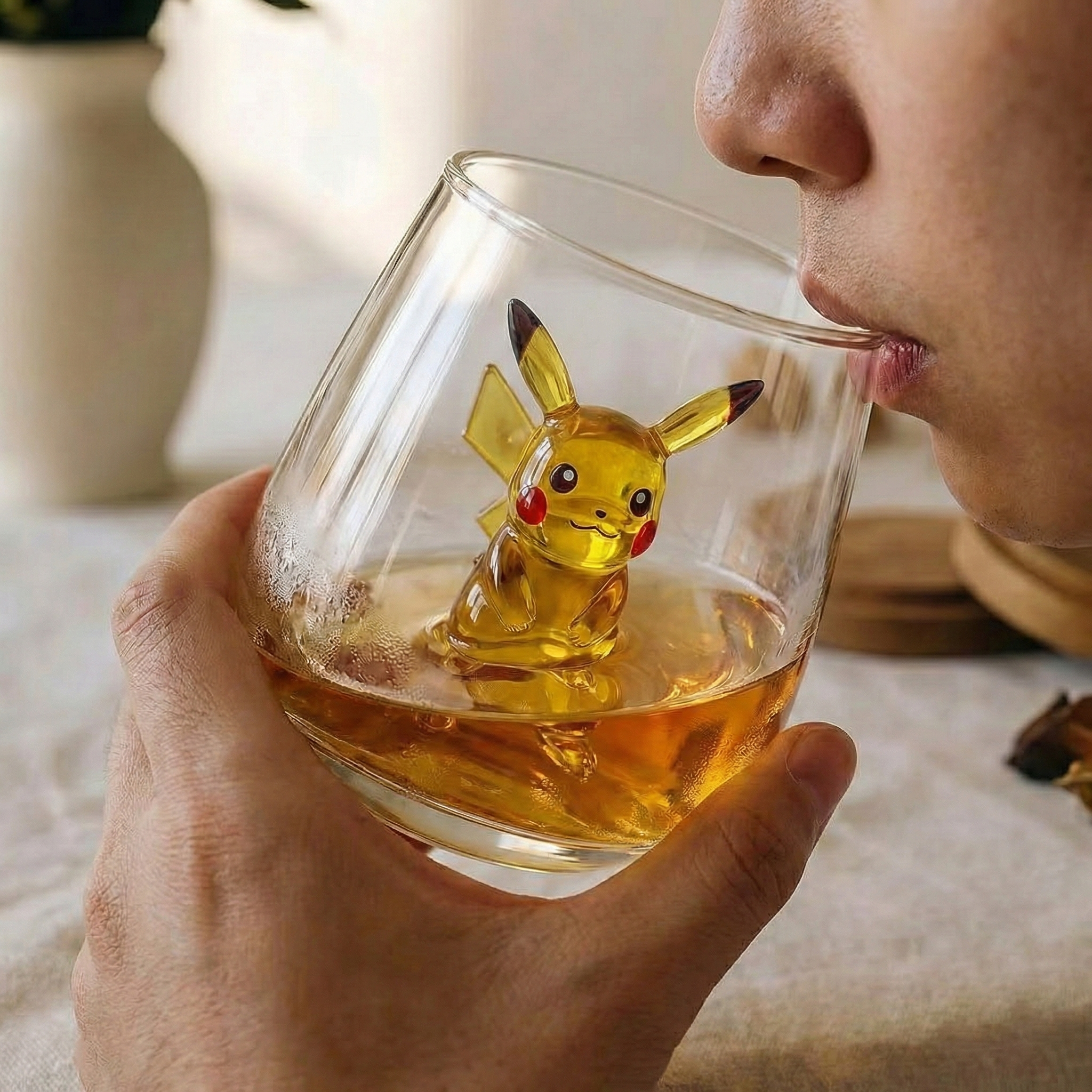 Poké-Glass Collection: Handmade  Character Tumblers