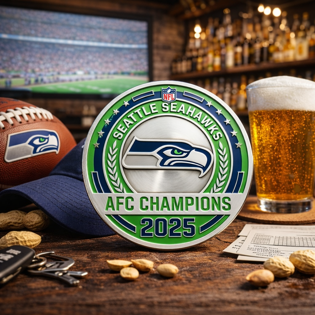 Seattle Seahawks 2025 AFC Champions Commemorative Coin