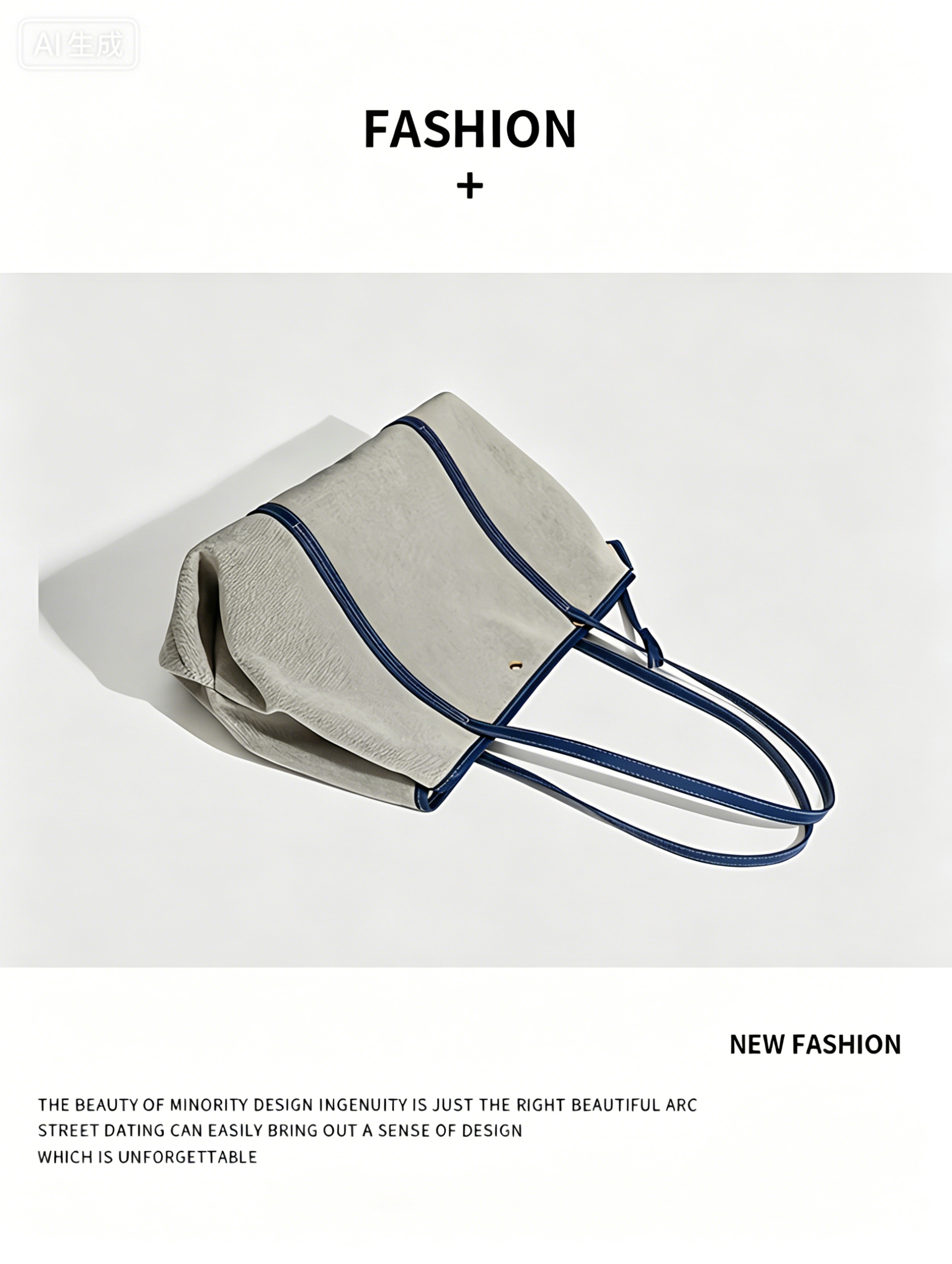 Fashionable women handbag with classic design