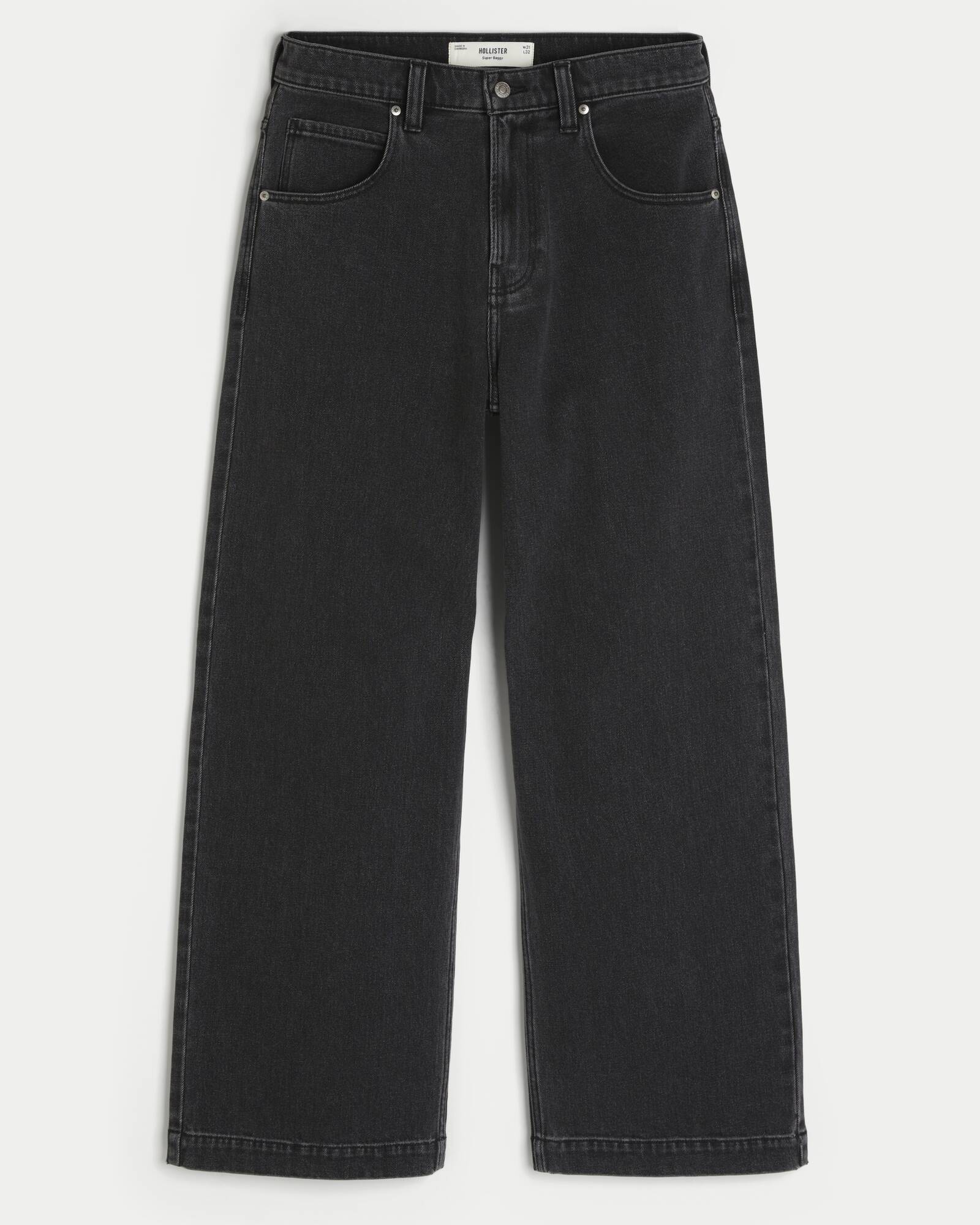 Medium Wash Super Baggy Jeans