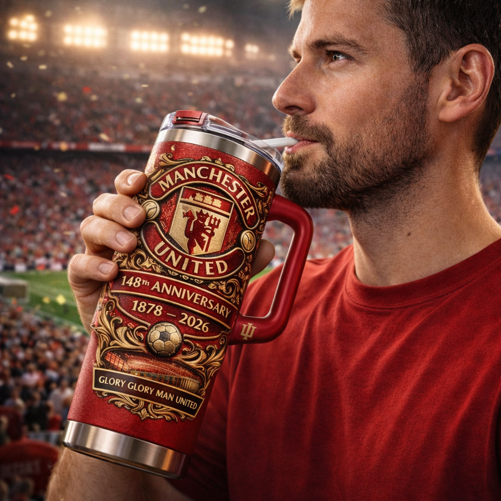 Manchester United 148th Anniversary Limited Edition Tumbler (1878–2026)