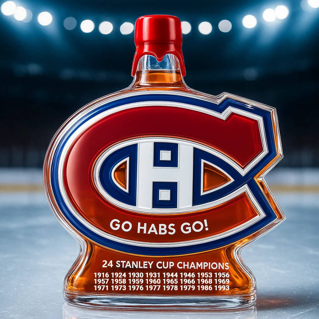 Montreal Canadiens Honor Whisky Bottle