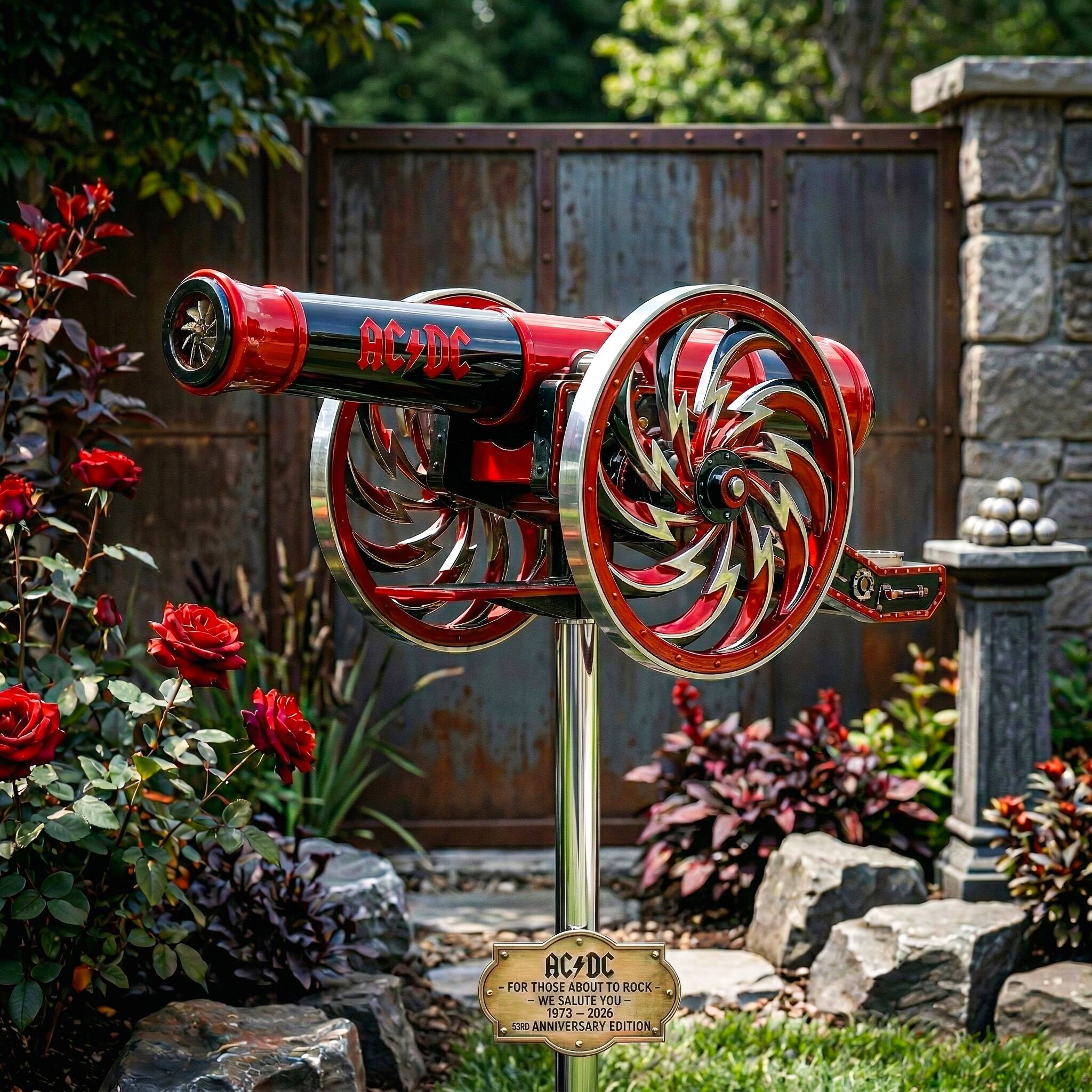 AC/DC 50th Anniversary Cannon Wind Spinner