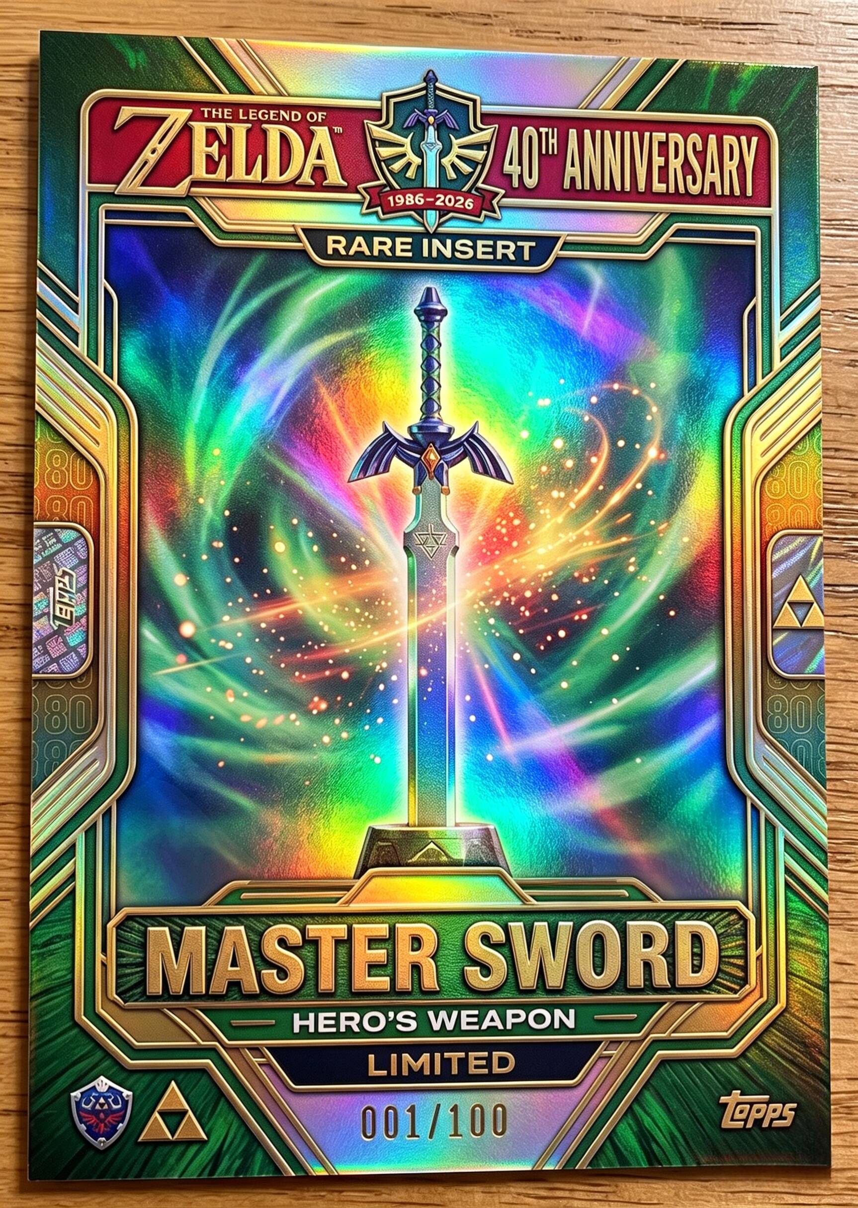 The Legend of Zelda 40th Anniversary Premium Trading Card Box