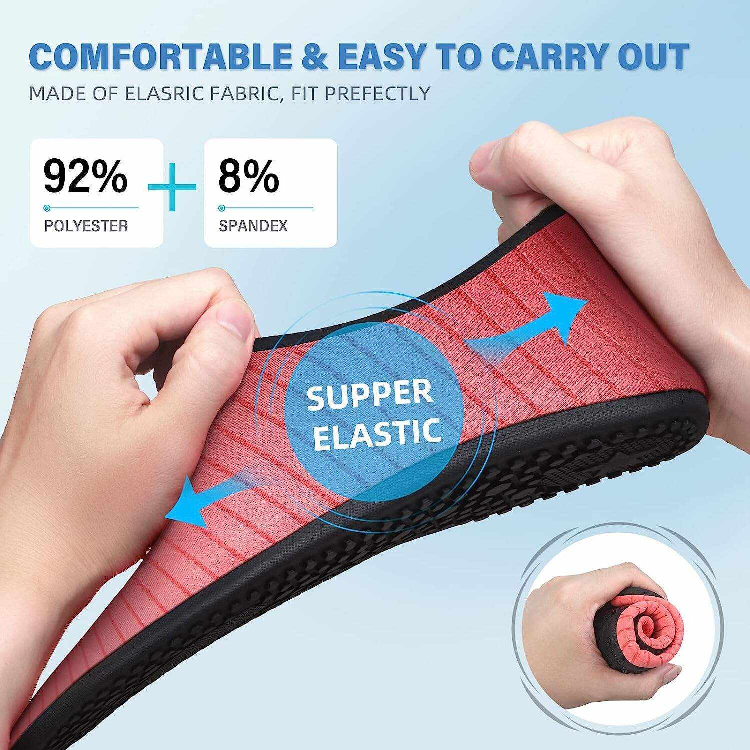 Water Shoes for Women Men Quick-Dry Aqua Socks Swim Beach Barefoot Yoga Exercise Wear Sport Accessories Pool Camping Must Haves Adult Youth Size