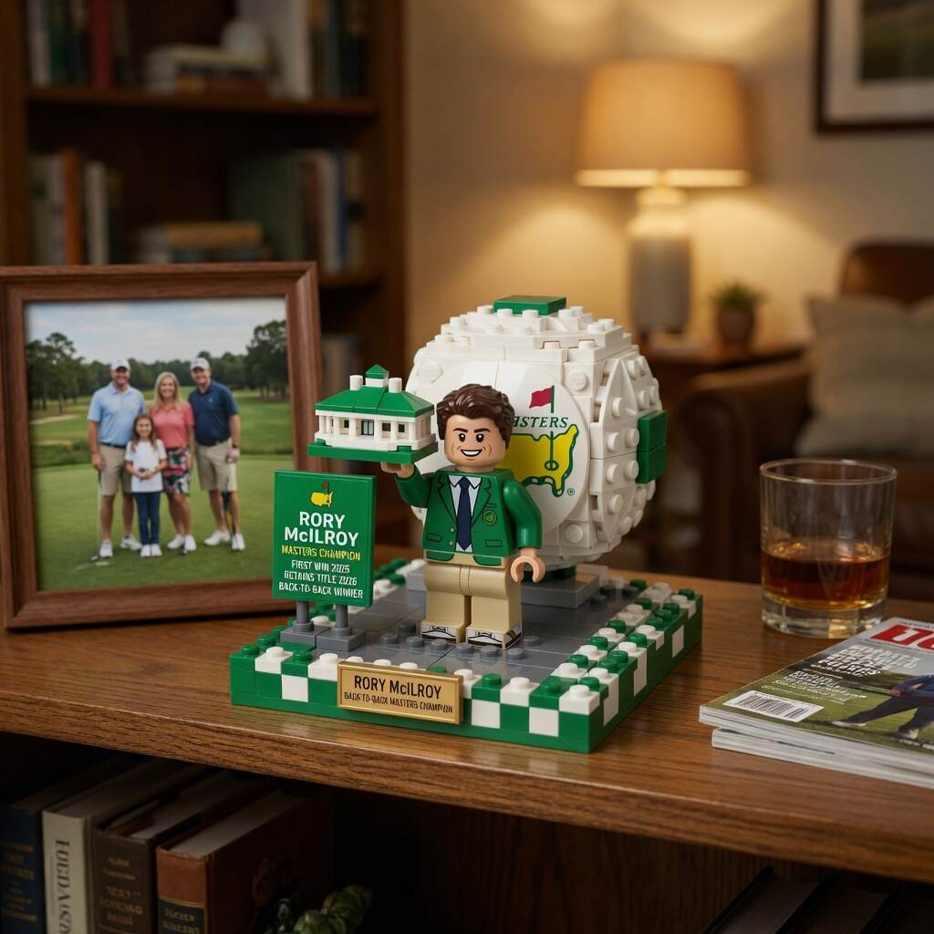 Back-to-Back Masters Glory: Rory McIlroy LEGO Masters Champion Minifigure Set!