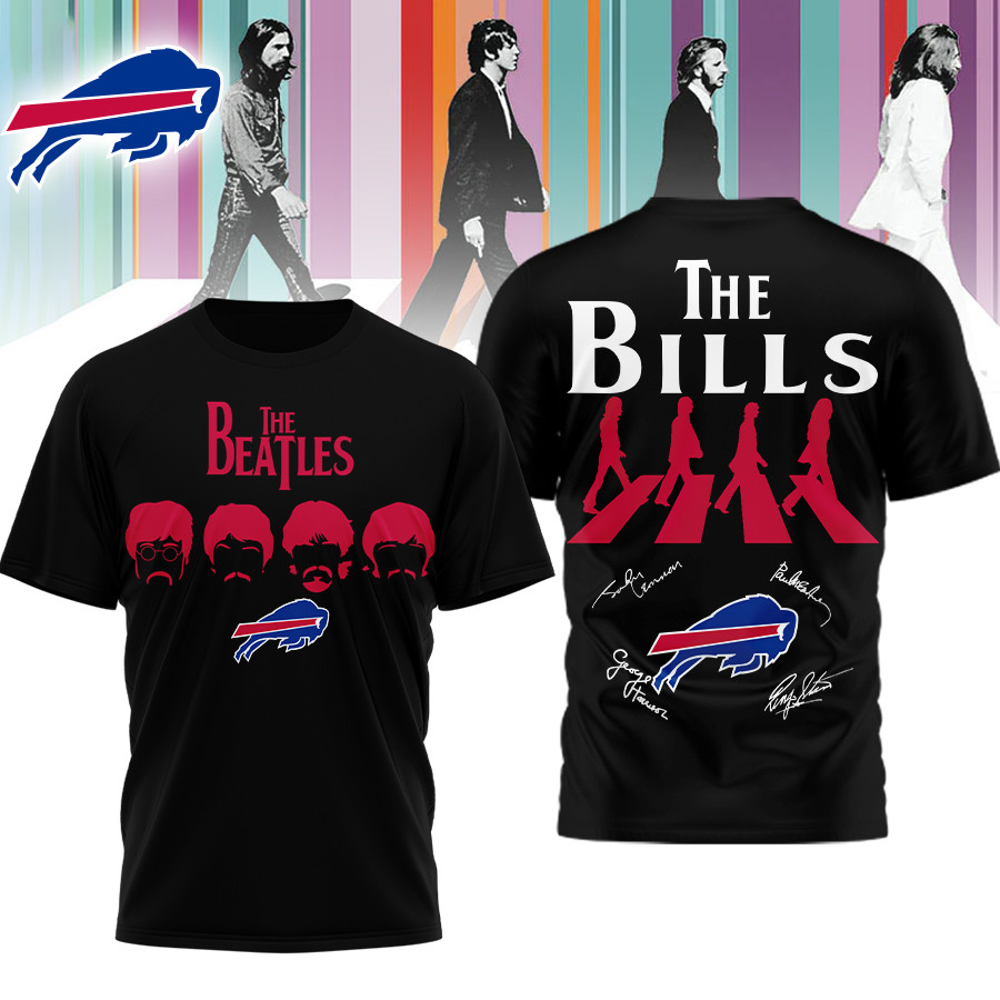 Buffalo Bills | Premium NFL and The Beatles 3D Shirt HI