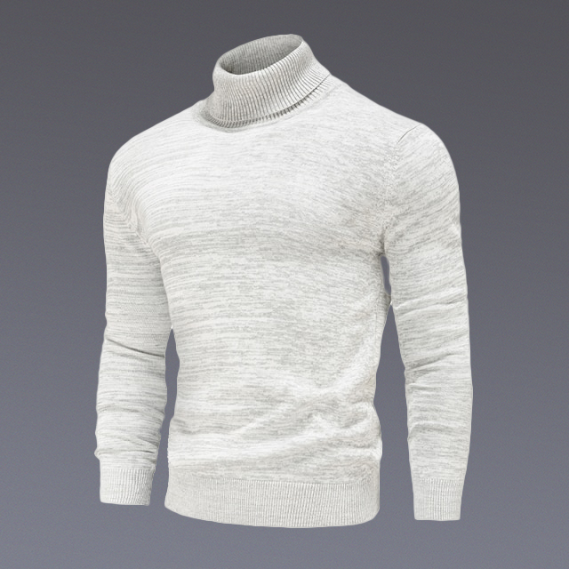 Casual Slim-Fit Turtleneck